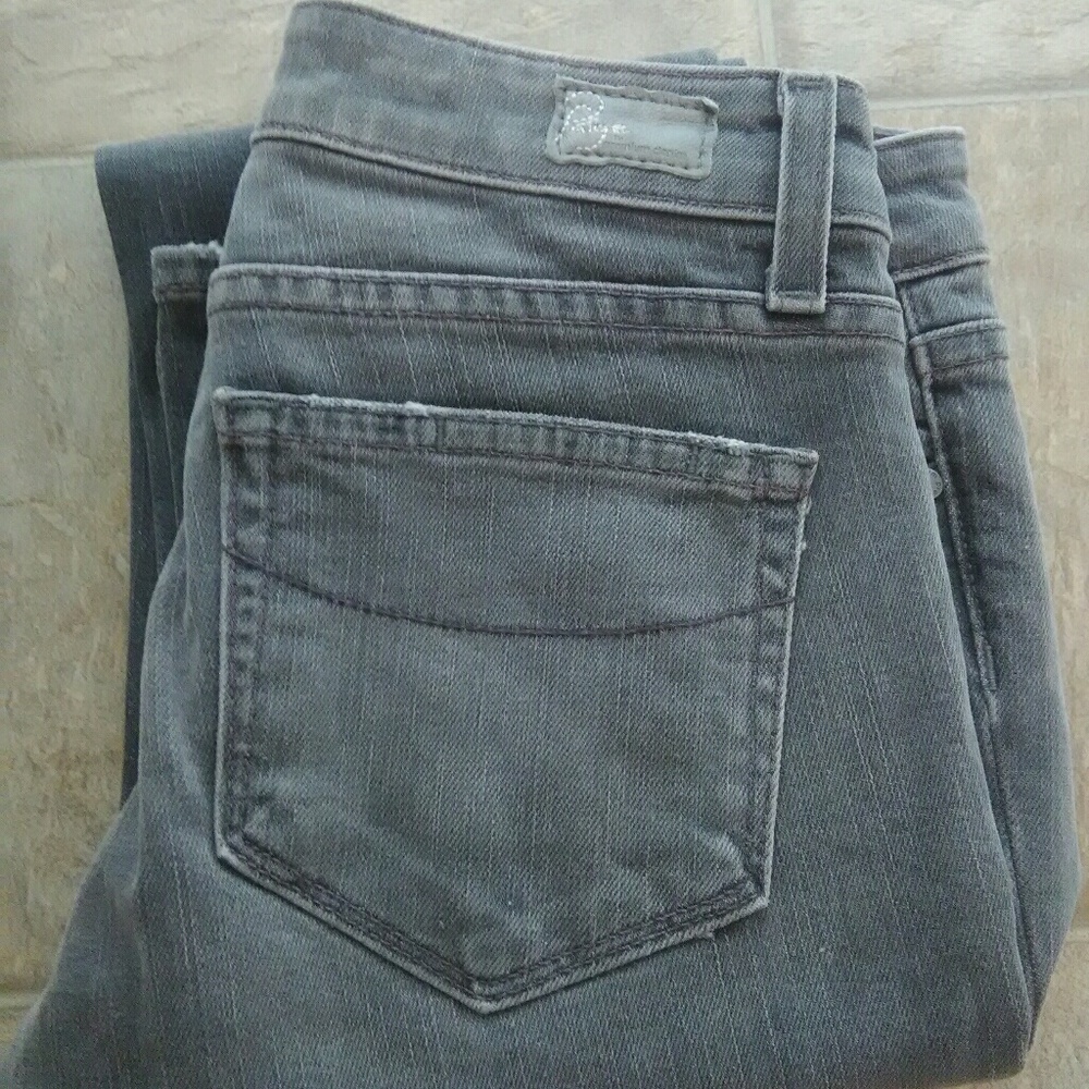 ((SOLD))Paige Denim Skinny Jeans in Grey